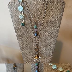 Bundle of 3 | Crystallized Necklaces + Bracelet